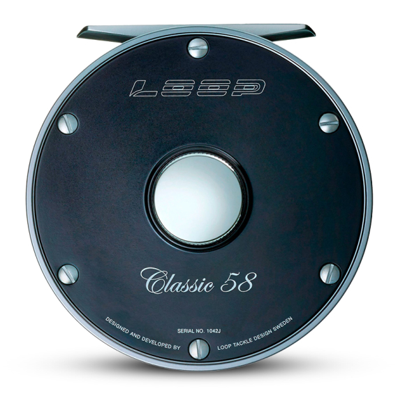 Loop Classic Fly Black in de groep Reels / Vliegvisreels & extra spoelen / Vliesvisreels bij Sportfiskeprylar.se (CR5-8Lr)