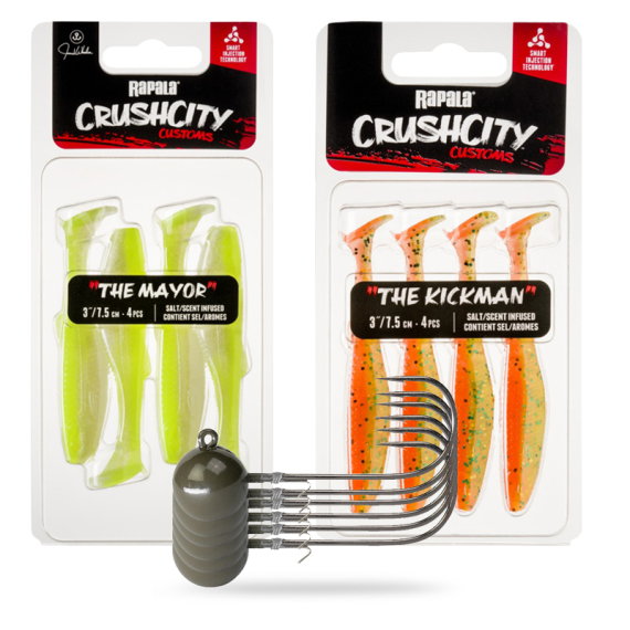Rapala CrushCity Perch Set in de groep Kunstaas / Kunstaaskits / Kunstaas Kits Baars bij Sportfiskeprylar.se (CRUSHCITYBORREPAKET)