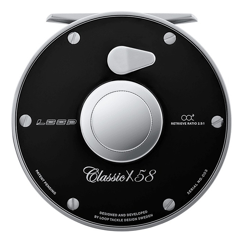 Loop Classic X Reel Black in de groep Reels / Vliegvisreels & extra spoelen / Vliesvisreels bij Sportfiskeprylar.se (CRXB5-8Lr)