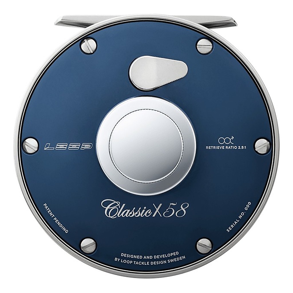 Loop Classic X Reel Nordic Blue in de groep Reels / Vliegvisreels & extra spoelen / Vliesvisreels bij Sportfiskeprylar.se (CRXNB5-8Lr)