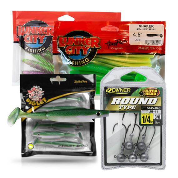 CWC Softbait Pack Perch in de groep Kunstaas / Kunstaaskits bij Sportfiskeprylar.se (CWCJIGGPAKET)