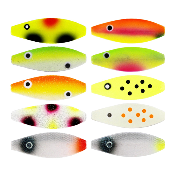 Westin D360° 5,5g, 4,5cm 10-Pack in de groep Kunstaas / Kunstaaskits / Lure Kits Forel & Putntake Vissen bij Sportfiskeprylar.se (D36010PCS)