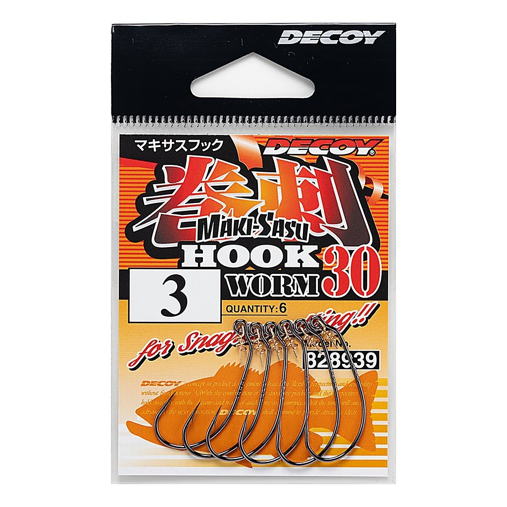 Decoy Worm30 Makisasu in de groep Haken & Terminal Tackle / Haken / Offset haken bij Sportfiskeprylar.se (D829035r)