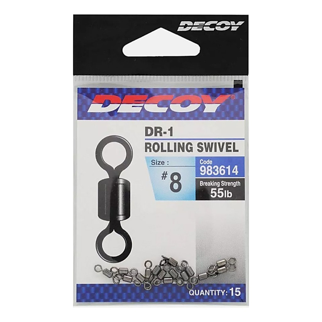 Decoy DR-1 Rolling Swivel in de groep Haken & Terminal Tackle / Wartels / Enkele Wartels bij Sportfiskeprylar.se (D983607r)