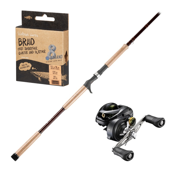 Wolfcreek Damn You Rod 2.0 - 8’6\'\' MultiPurpose, 6oz/180g Combo in de groep Combo\'s / Werpcombinaties / Baitcaster Set Snoek bij Sportfiskeprylar.se (DAMNYOU20COMBO)