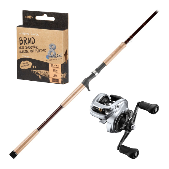 Wolfcreek Damn You Rod 2.0 10’ Monster 450g & Tranx Combo in de groep Combo\'s / Werpcombinaties / Baitcaster Set Snoek bij Sportfiskeprylar.se (DAMNYOUMONSTERCOMBO)