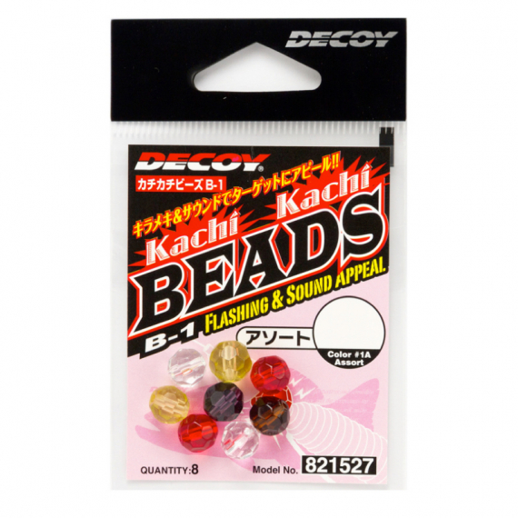 Decoy B-1A Kachi Kachi Beads Assorted Colors in de groep Haken & Terminal Tackle / Rig Accessoires / Parels & Kralen bij Sportfiskeprylar.se (DB1AM11r)
