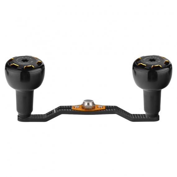Gomexus 105mm Carbon Swept Handle with 30mm Aluminium Knob in de groep Reels / Reel & Molen accessoires / Handgrepen voor reels en molens bij Sportfiskeprylar.se (DCS105AS30BKGDr)