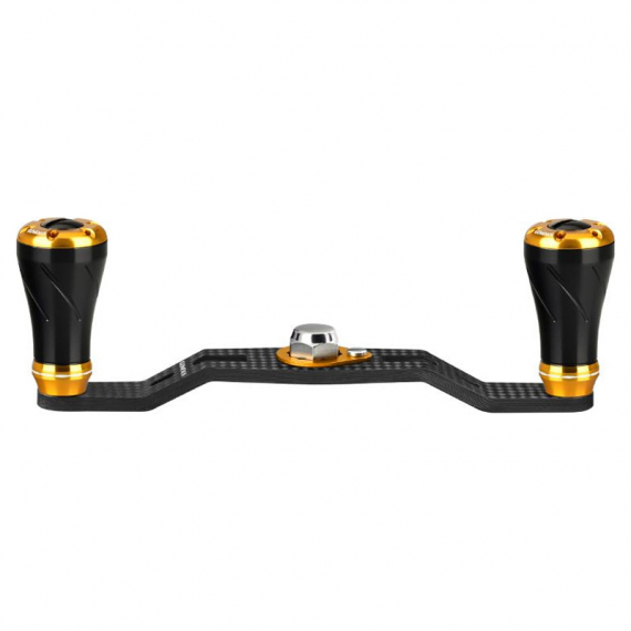 Gomexus 95mm Carbon Swept Handle with 20mm Aluminium Knob in de groep Reels / Reel & Molen accessoires / Handgrepen voor reels en molens bij Sportfiskeprylar.se (DCS95A20BKGDr)