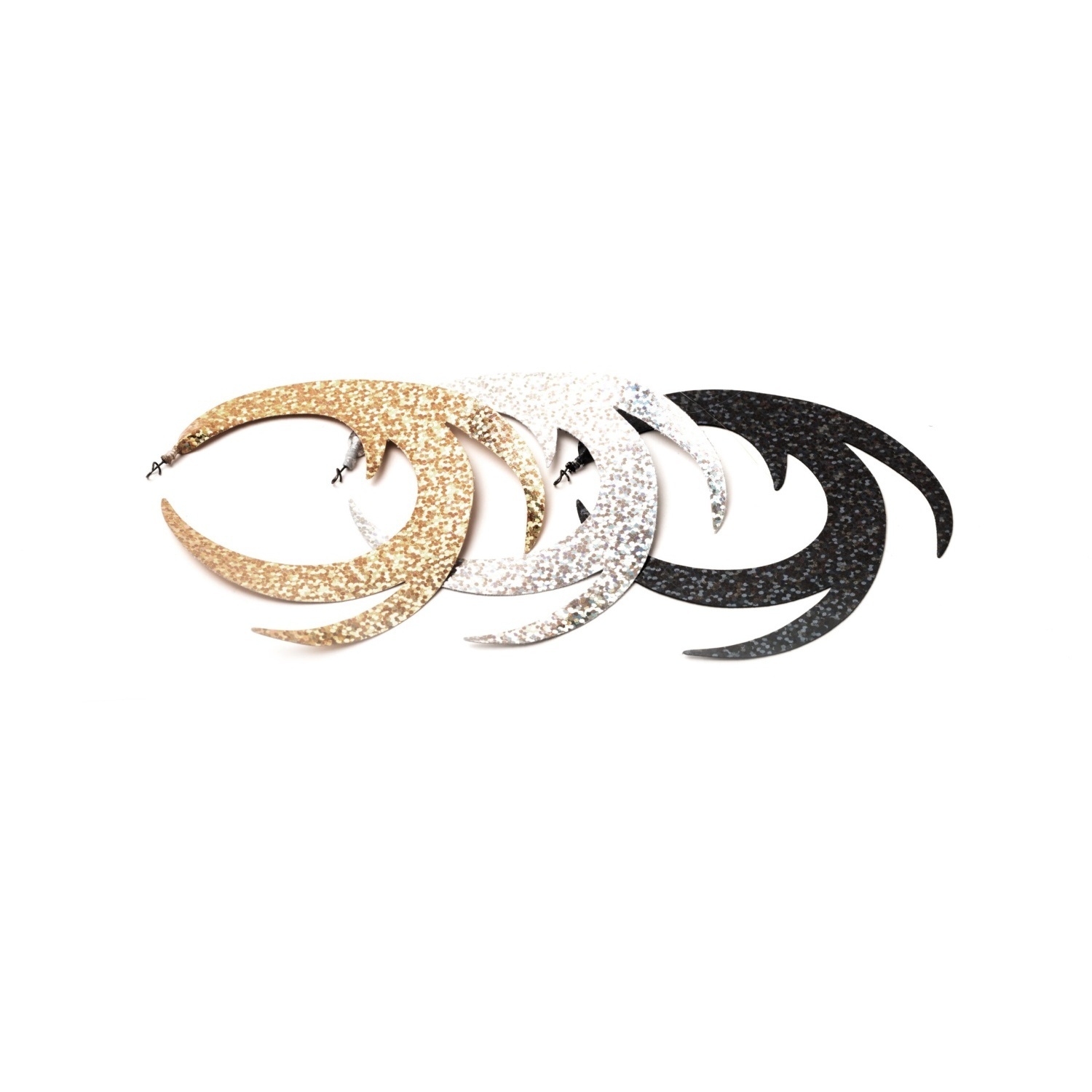 Ready to go Dragontails XL 3-pack Gold/Silver/Black in de groep Haken & Terminal Tackle / Vliegvis bindmateriaal / Vliegbindmateriaal / Staarten bij Sportfiskeprylar.se (DD-D10)