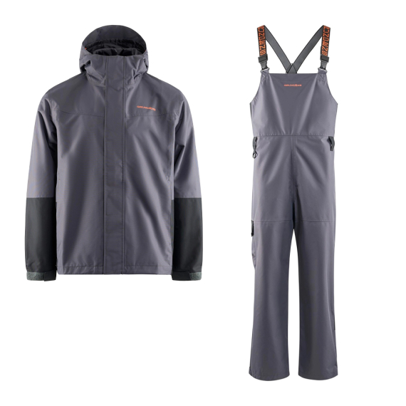 Grundéns Men\'s Deepwater 2L Fishing Jacket & Bib Set Anchor in de groep Kleding & Schoenen / Kleding / Vispakken bij Sportfiskeprylar.se (DEEPWATERANCHORSET)