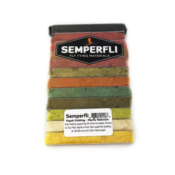 Semperfli Kapok Dry Fly Dubbing Dispenser Mayflies in de groep Haken & Terminal Tackle / Vliegvis bindmateriaal / Vliegbindmateriaal / Dubbing bij Sportfiskeprylar.se (DKPK000MMX)
