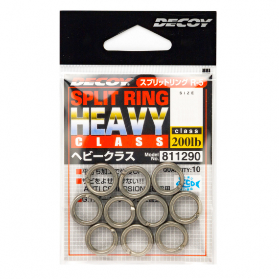 Decoy R-5 Split Ring, Heavy Class in de groep Haken & Terminal Tackle / Stingers & Stinger-accessoires / Stinger-accessoires bij Sportfiskeprylar.se (DR510r)