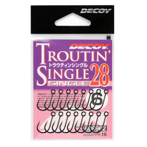 Decoy Single28 Troutin Single in de groep Haken & Terminal Tackle / Haken / Enkele haken bij Sportfiskeprylar.se (DS284r)