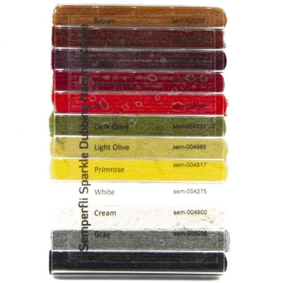 Semperfli Sparkle Dubbing Dispenser in de groep Haken & Terminal Tackle / Vliegvis bindmateriaal / Vliegbindmateriaal / Dubbing bij Sportfiskeprylar.se (DSKD012MIX)