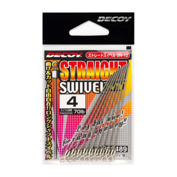 Decoy SN-10 Straight Swivel in de groep Haken & Terminal Tackle / Wartels bij Sportfiskeprylar.se (DSN102r)