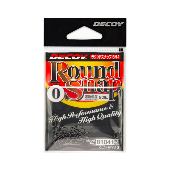 Decoy SN-1 Round Snap in de groep Haken & Terminal Tackle / Snaps / Lock Snaps bij Sportfiskeprylar.se (DSN10r)