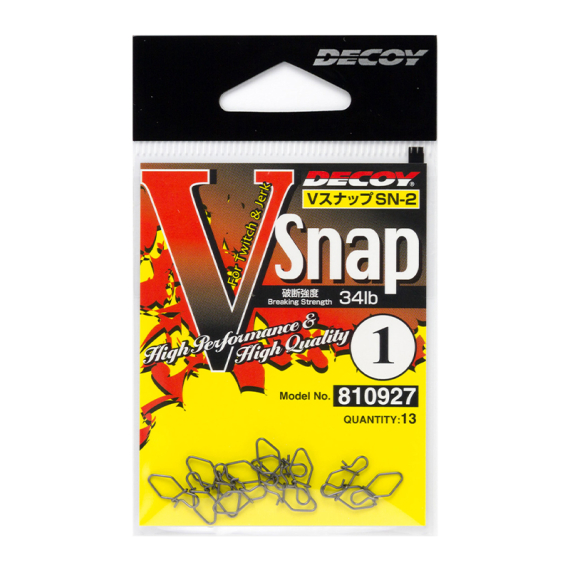 Decoy SN-2 V Snap in de groep Haken & Terminal Tackle / Snaps / Lock Snaps bij Sportfiskeprylar.se (DSN2V0r)