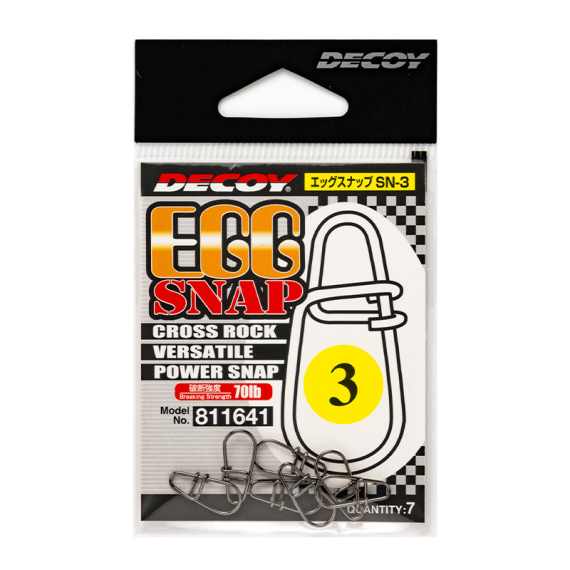 Decoy SN-3 Egg Snap in de groep Haken & Terminal Tackle / Snaps / Lock Snaps bij Sportfiskeprylar.se (DSN31r)