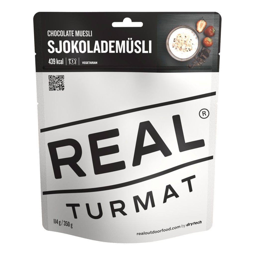 Real Turmat Chocolate Muesli in de groep Outdoor / Campingeten / Vriesdroogmaaltijden bij Sportfiskeprylar.se (DT6051)