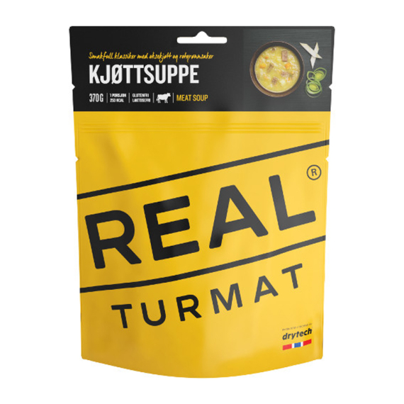 Real Turmat Beef Soup in de groep Outdoor / Campingeten / Vriesdroogmaaltijden bij Sportfiskeprylar.se (DT6080)