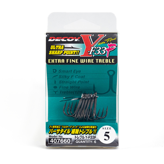 Decoy Treble Y-F33F in de groep Haken & Terminal Tackle / Haken bij Sportfiskeprylar.se (DTYF33F10r)