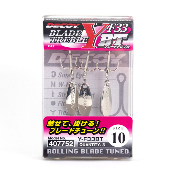 Decoy Blade Treble Y-F33BT in de groep Haken & Terminal Tackle / Haken bij Sportfiskeprylar.se (DYF33BT2r)