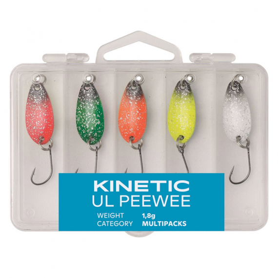 Kinetic UL PeeWee Mix (5pcs) in de groep Kunstaas / Kunstaaskits / Lure Kits Forel & Putntake Vissen bij Sportfiskeprylar.se (E224-023-163)