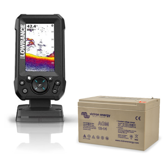 Lowrance Eagle 4X Victron 12V in de groep Marine Elektronica & Boot / Fishfinders & kaartplotters / Sonars bij Sportfiskeprylar.se (EAGLE4XBATTERYCOMBO)