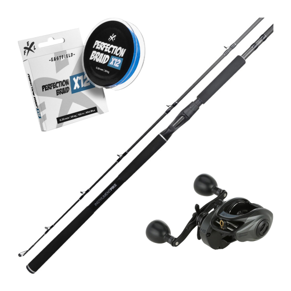 Eastfield Instrument Distance Baitcasting Combo 9\' -180g in de groep Combo\'s / Werpcombinaties / Baitcaster Set Snoek bij Sportfiskeprylar.se (EFLINSTRUMENT180GCOMBO)
