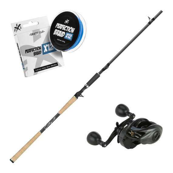 Eastfield Catapult V2 Casting Combo 8\'2\'\' 50-150g in de groep Combo\'s / Werpcombinaties / Baitcaster Set Snoek bij Sportfiskeprylar.se (EFTCTPBEASTCOMBO)