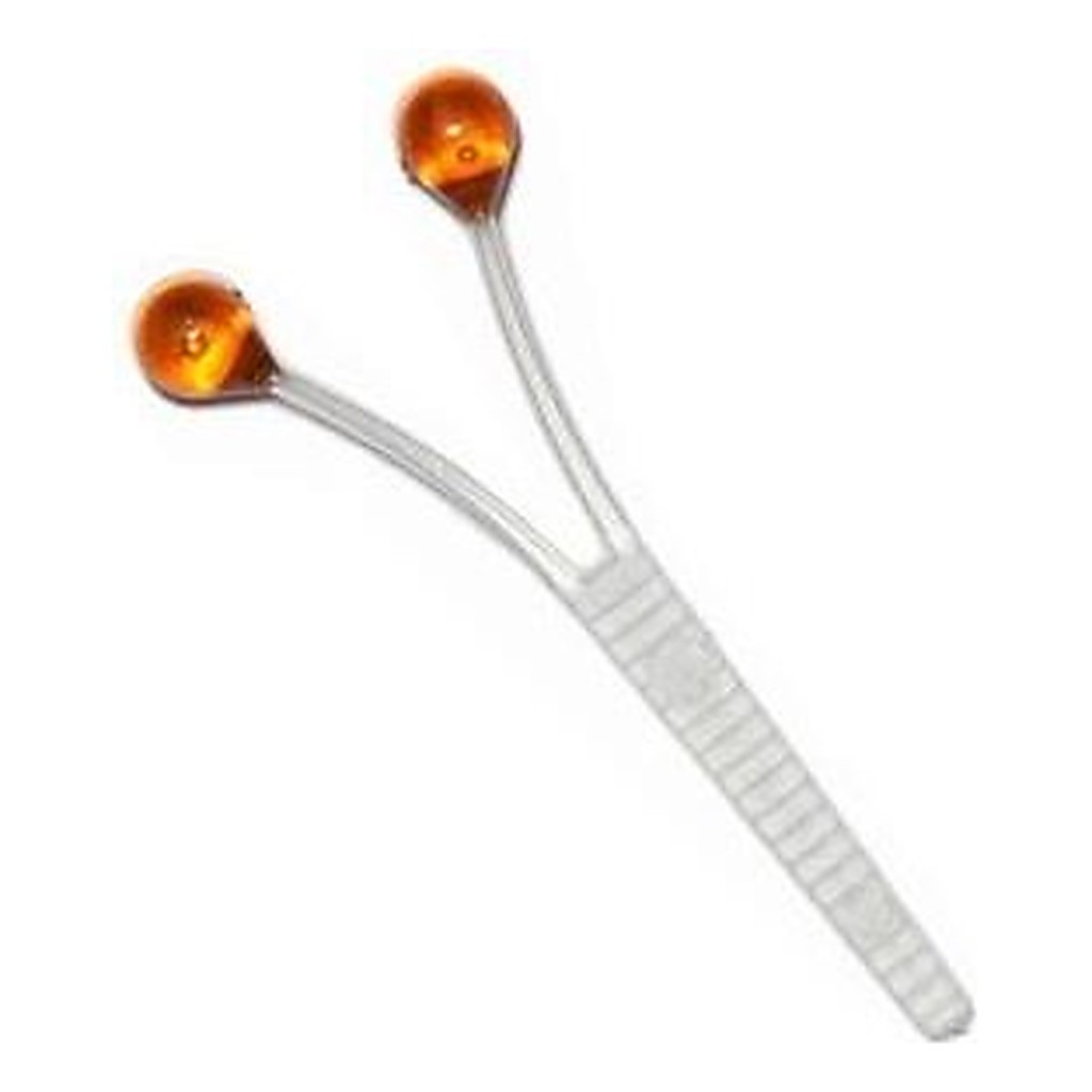 Easy Shrimp Eyes - Transparent Brown in de groep Haken & Terminal Tackle / Vliegvis bindmateriaal / Vliegbindmateriaal / Ogen bij Sportfiskeprylar.se (ESE-132)