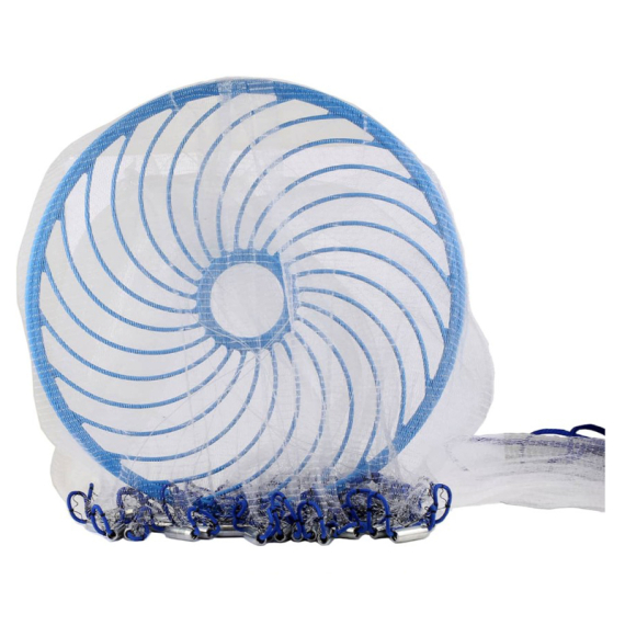 Wiggler UFO Cast Net w. Iron Sinkers 10m in de groep Gereedschappen en accessoires / Werpnetten & Aasvisvallen / Werpnetten bij Sportfiskeprylar.se (EVKU)