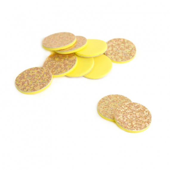 Waterpushing Disc 10-pak - Holo Gold in de groep Haken & Terminal Tackle / Vliegvis bindmateriaal / Vliegbindmateriaal / Poppers en magische koppen bij Sportfiskeprylar.se (F-WP100)