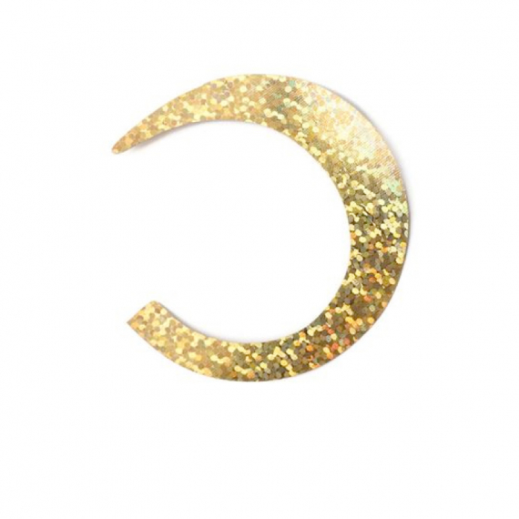 Wiggle Tails S - Holographic Gold in de groep Haken & Terminal Tackle / Vliegvis bindmateriaal / Vliegbindmateriaal / Staarten bij Sportfiskeprylar.se (F-WT1411)