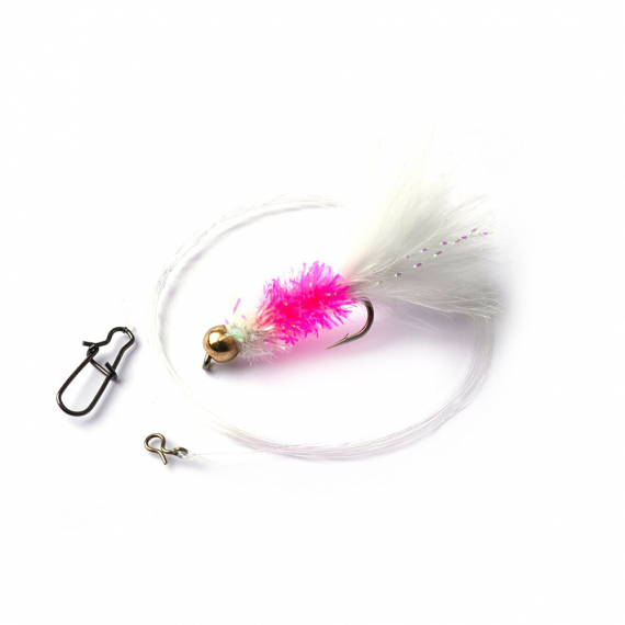 Darts Fly with leader - Fritz Cats Whisker #6 Pink in de groep Kunstaas / Bombarda & Float N\' Fly / Float N\' Fly bij Sportfiskeprylar.se (F000-002)