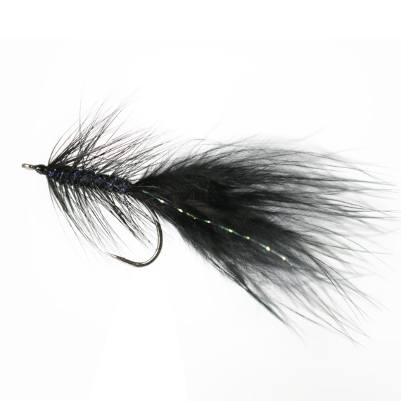 Black Wooly Bugger # 4 in de groep Kunstaas / Vliegen / Kustvliegen bij Sportfiskeprylar.se (F30-1010-4)