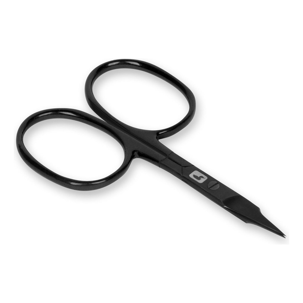 Loon Ergo Precision Tip Scissors - Black in de groep Gereedschappen en accessoires / Tangen & Scharen / Lijnknippers & Scharen bij Sportfiskeprylar.se (F6107)