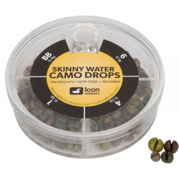 Loon Camo Drop - 4 Division - Skinny Water in de groep Haken & Terminal Tackle / Lood en gewichten / Lead & Split Shots bij Sportfiskeprylar.se (F7135)
