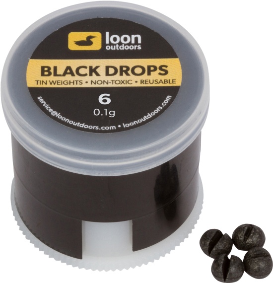 Loon Black Drop - Twist Pot in de groep Haken & Terminal Tackle / Lood en gewichten / Lead & Split Shots bij Sportfiskeprylar.se (F7136r)