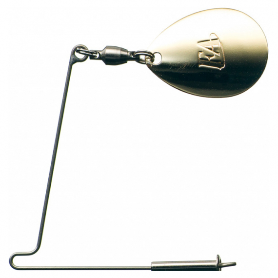 Fish Arrow J Spiner (2pcs) - Gold in de groep Haken & Terminal Tackle / Spinnerbait Rigs & Blades bij Sportfiskeprylar.se (FA-4562178065015)