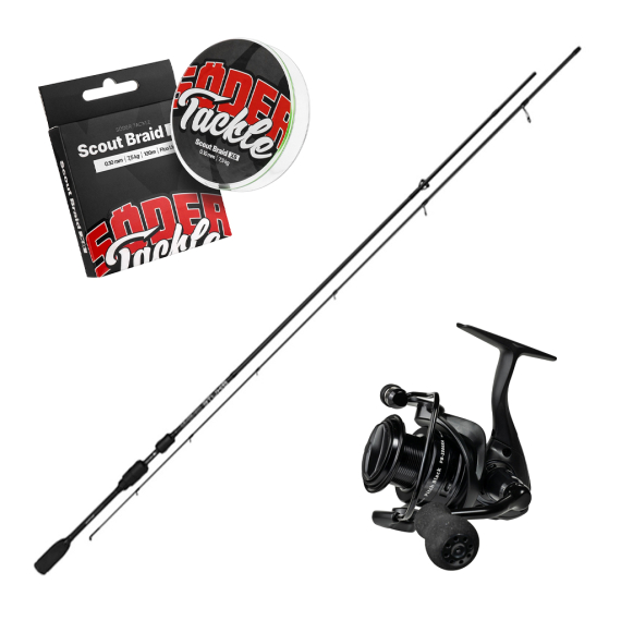 Mikado Bixlite Fast Spin & Pitch Black Combo 7\'3\'\', 4-18g in de groep Combo\'s / Spinvis combo\'s / Baars Spinhengel Set bij Sportfiskeprylar.se (FASTSPINPITCHBLACKSET)