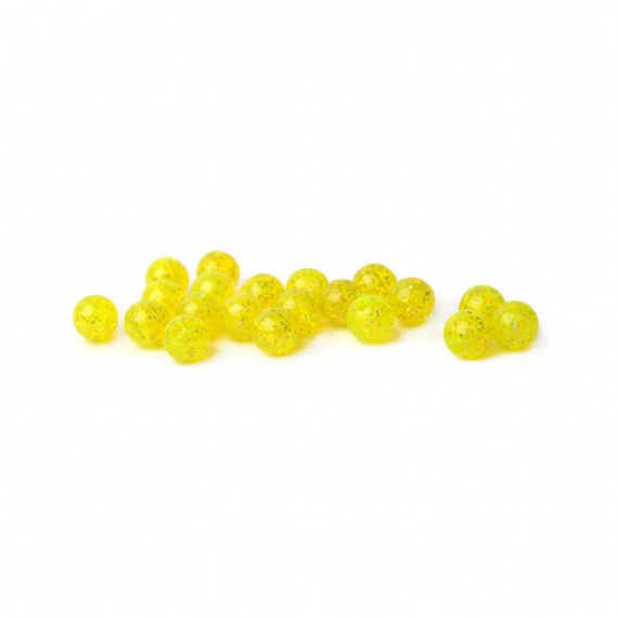 Articulation Beads 6mm - Sparkle Chartreuse in de groep Haken & Terminal Tackle / Vliegvis bindmateriaal / Vliegbindmateriaal / Shanks & Parels bij Sportfiskeprylar.se (FD-AB4032)