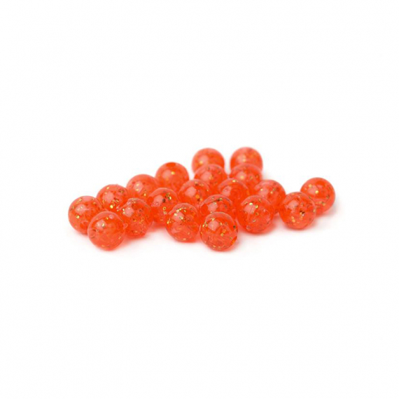 Articulation Beads 6mm - Sparkle Fl. Orange in de groep Haken & Terminal Tackle / Vliegvis bindmateriaal / Vliegbindmateriaal / Shanks & Parels bij Sportfiskeprylar.se (FD-AB4033)