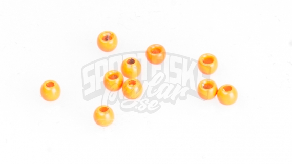 Brass beads 2.8mm - Fluo Orange in de groep Haken & Terminal Tackle / Vliegvis bindmateriaal / Vliegbindmateriaal / Cones bij Sportfiskeprylar.se (FD-C1201)