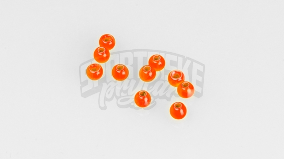 Brass beads 4.0mm - Fluo Orange in de groep Haken & Terminal Tackle / Vliegvis bindmateriaal / Vliegbindmateriaal / Cones bij Sportfiskeprylar.se (FD-C1203)