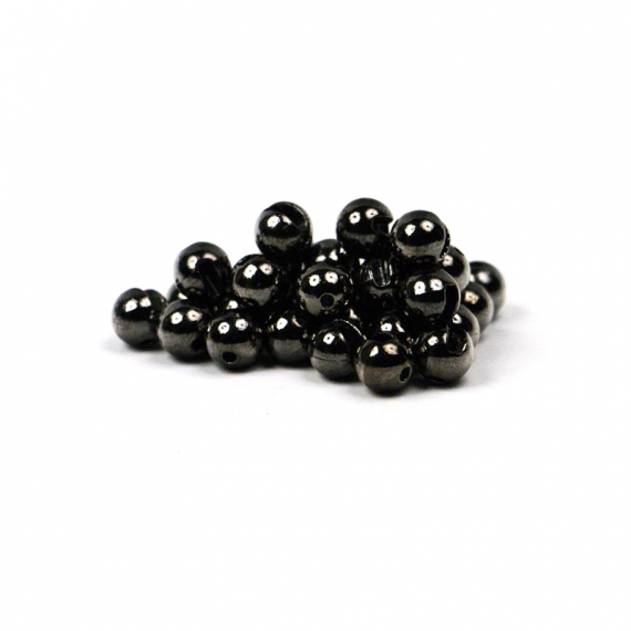 Fly Dressing Slotted Tungsten Beads 3mm, Black Nickel in de groep Haken & Terminal Tackle / Vliegvis bindmateriaal / Vliegbindmateriaal / Shanks & Parels bij Sportfiskeprylar.se (FD-C2301)