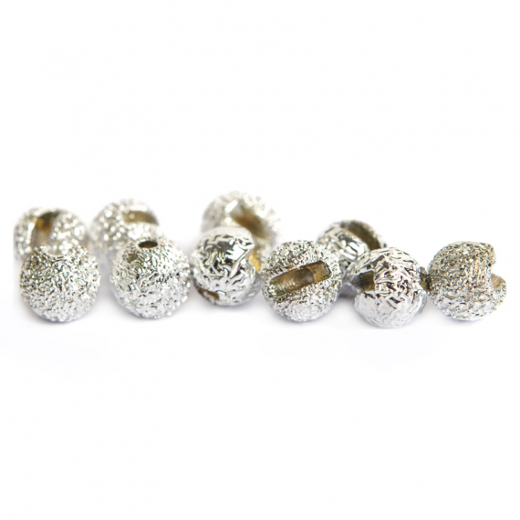 Gritty Slotted Tungsten Beads 3mm - Metallic Silver in de groep Haken & Terminal Tackle / Vliegvis bindmateriaal / Vliegbindmateriaal / Shanks & Parels bij Sportfiskeprylar.se (FD-C2323)