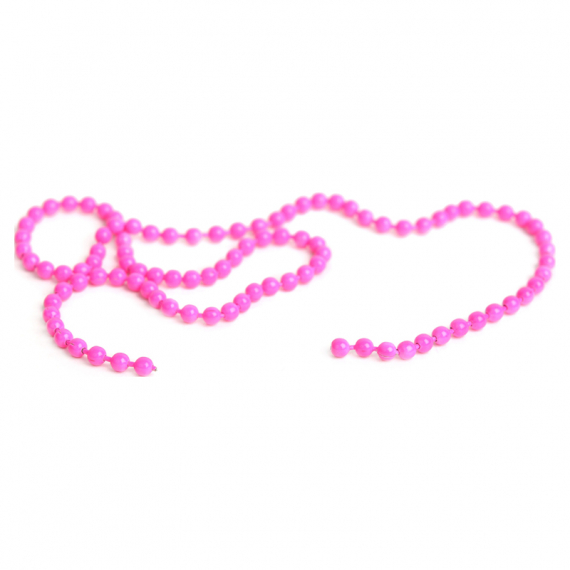 Bead Chain Small 2,5mm - Fluo Pink in de groep Haken & Terminal Tackle / Vliegvis bindmateriaal / Vliegbindmateriaal / Cones bij Sportfiskeprylar.se (FD-CB1007)
