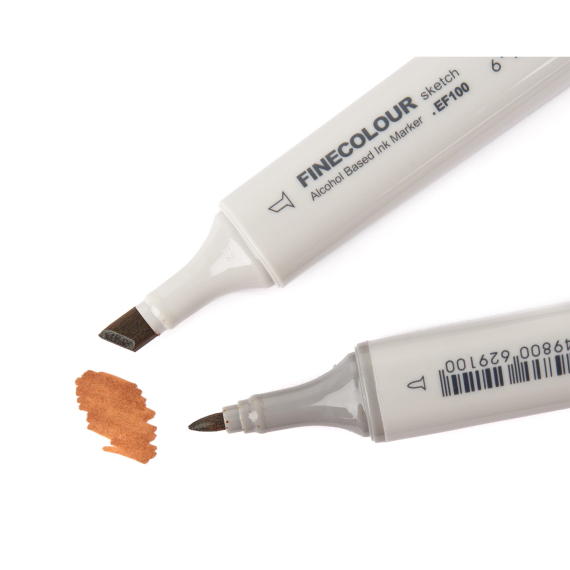 Color Markers, Brown in de groep Gereedschappen en accessoires / Andere hulpmiddelen / Markeerpennen bij Sportfiskeprylar.se (FD-CM166)